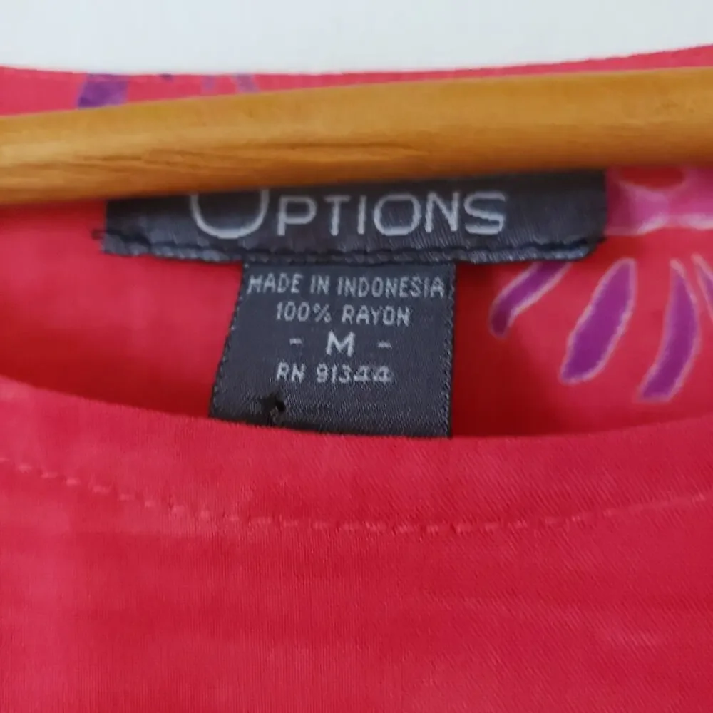 Vintage 90s Rayon Coral 2 Piece Matching Maxi Skirt Set Size Medium
